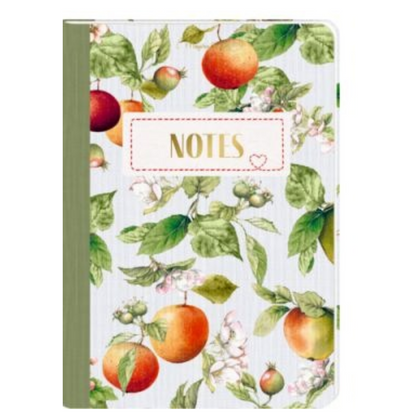 Libreta tapa blanda  Jardin campestre - Apricot