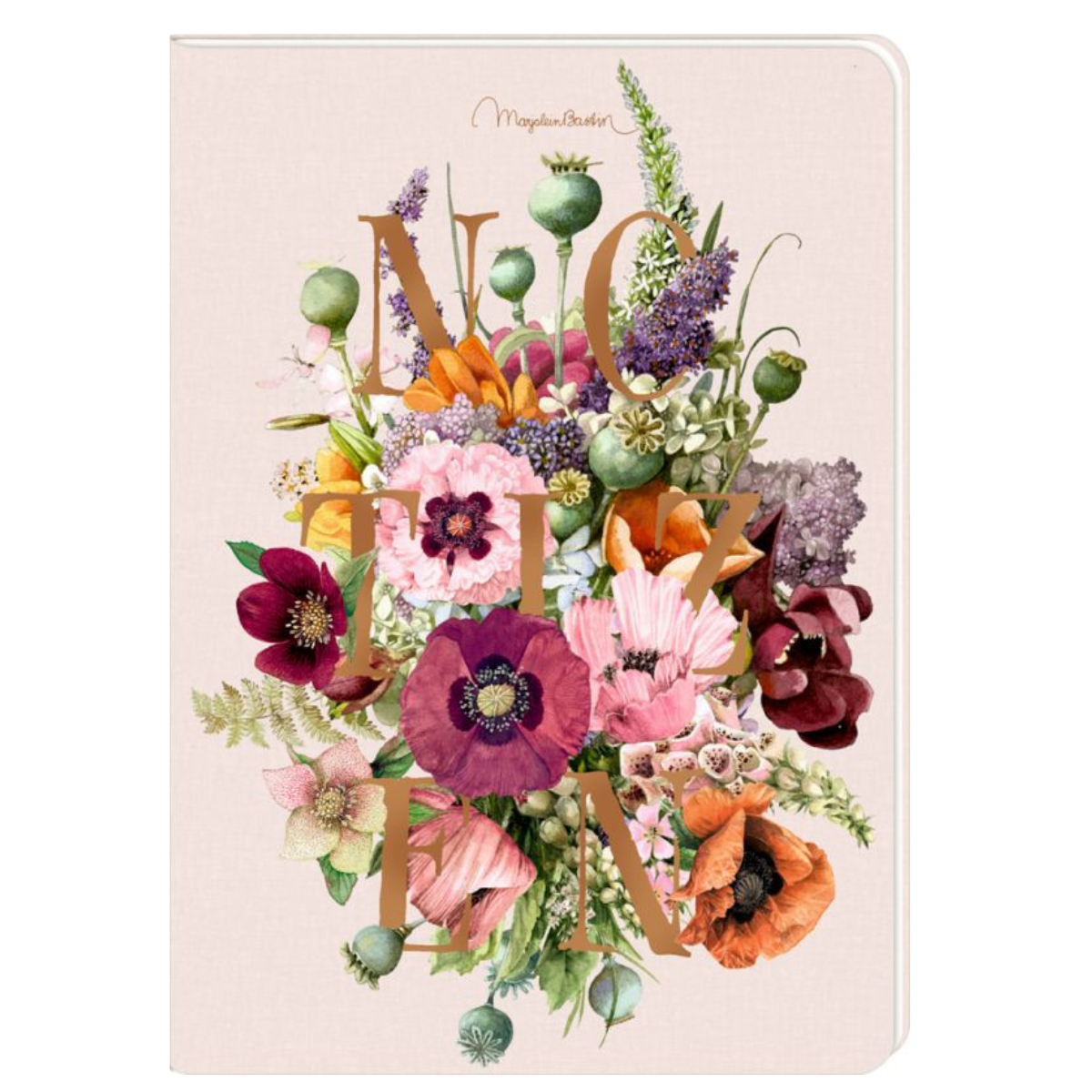 Libreta de notas tapa blanda Magia Floral