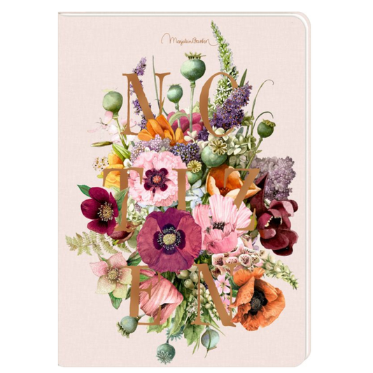 Libreta de notas tapa blanda Magia Floral