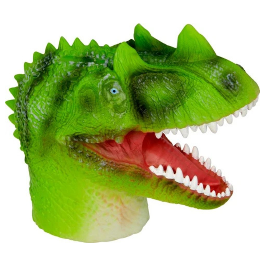 Alcancía con forma de cabeza de T-Rex