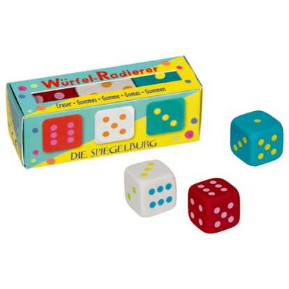 Juego de Gomas de borrar dados