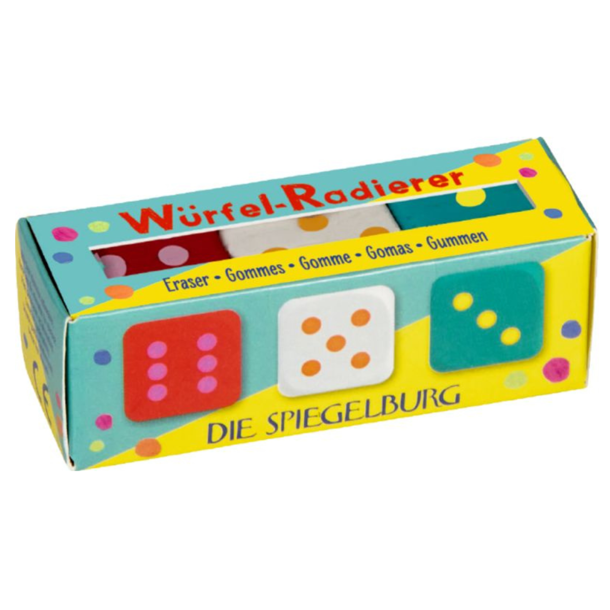 Juego de Gomas de borrar dados