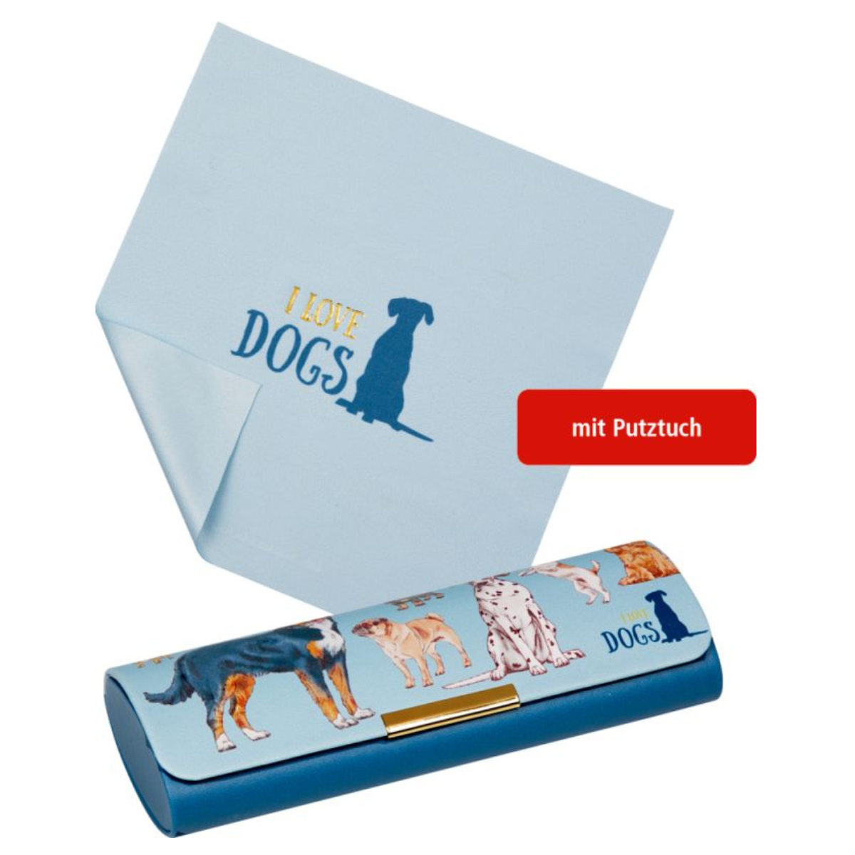 Estuche de lentes I love dogs