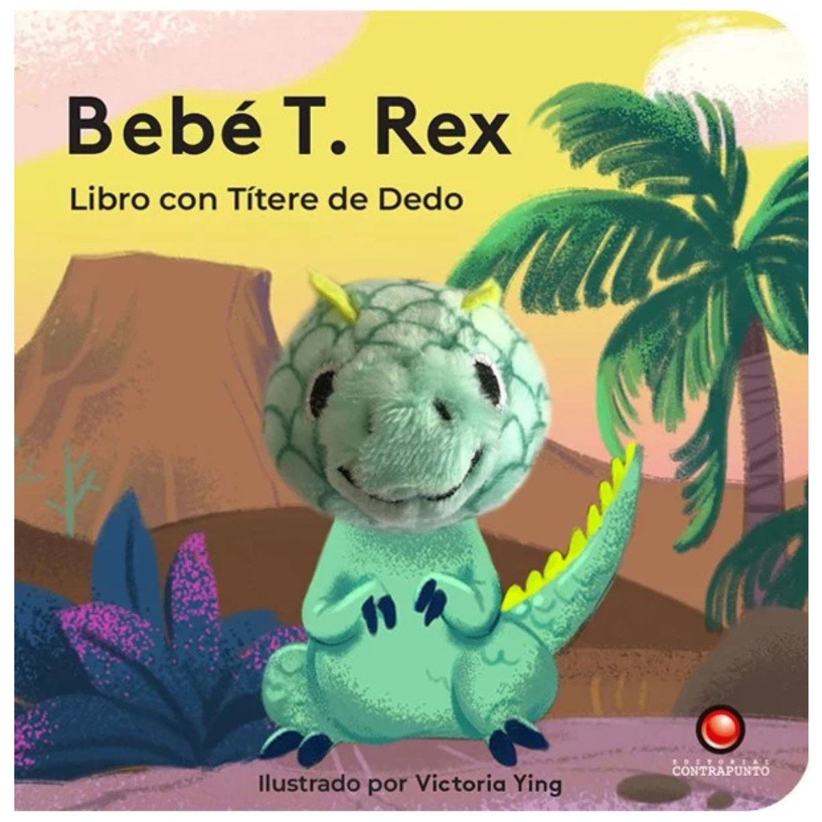 Libro con títere De Dedo - Bebe  Dino