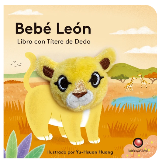 Libro con títere De Dedo - Bebe León