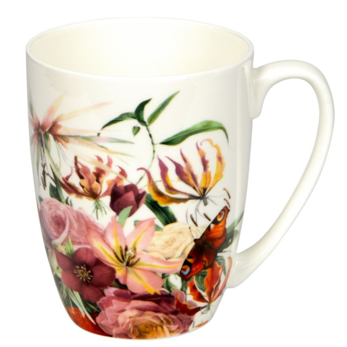 Taza de porcelana "Magia Floral"