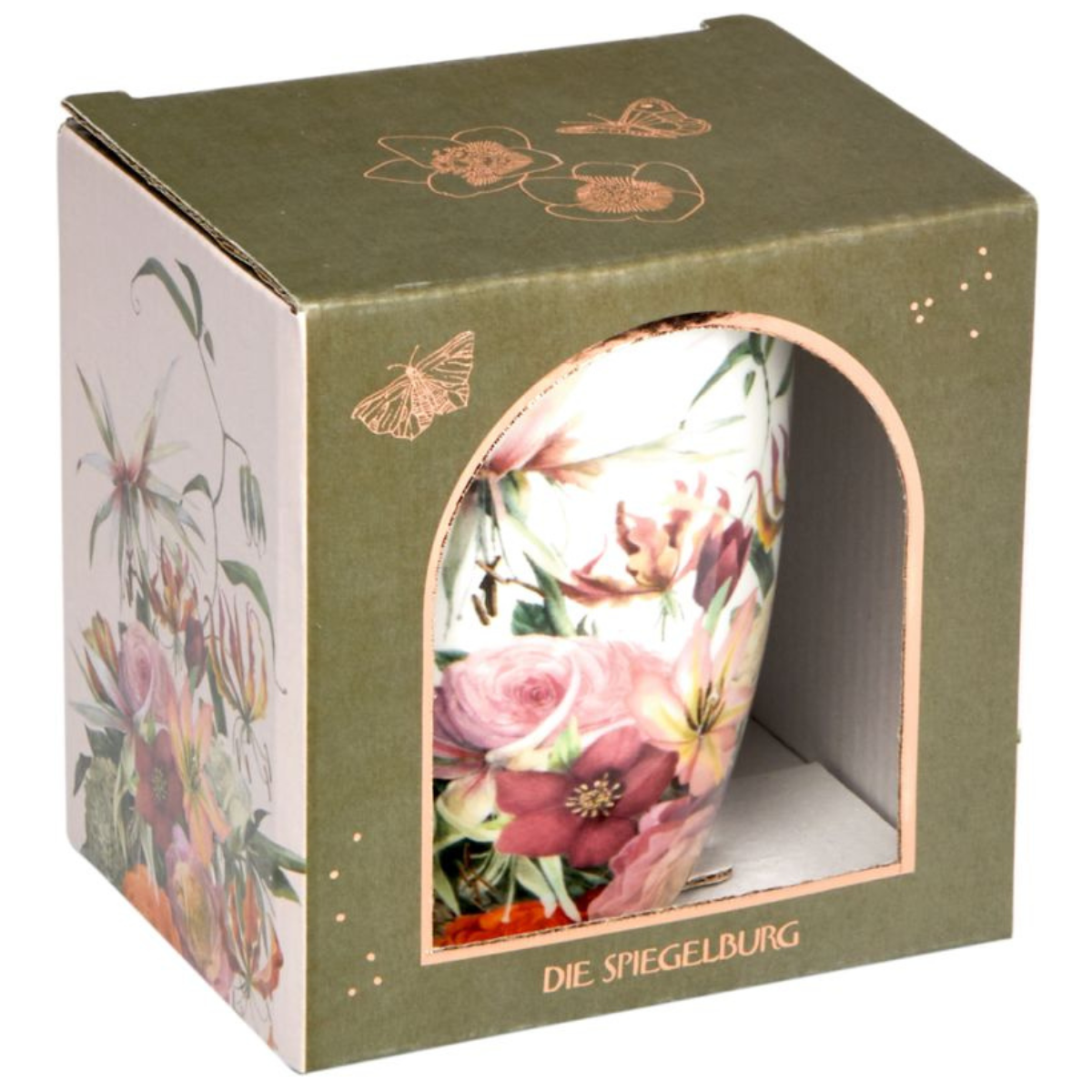 Taza de porcelana "Magia Floral"