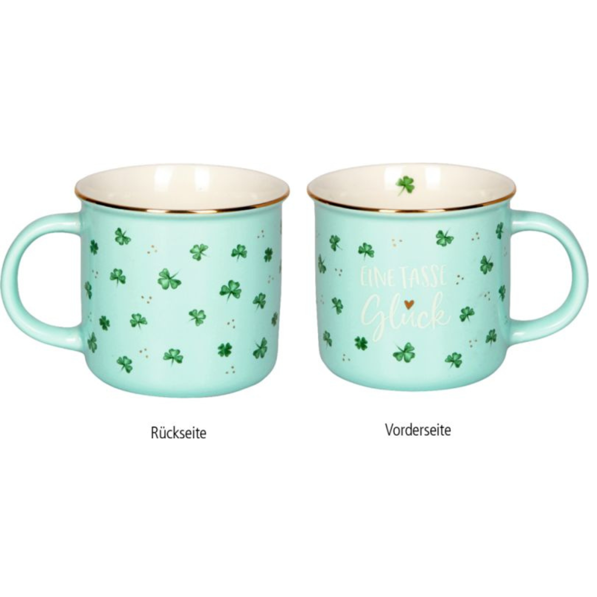 Mug porcelana Trébol de la suerte