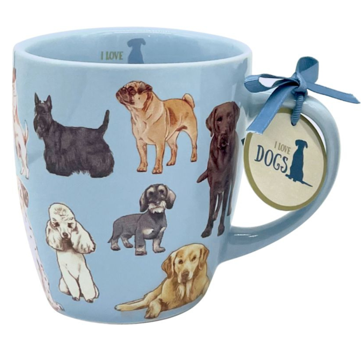 Mug porcelana I love dogs