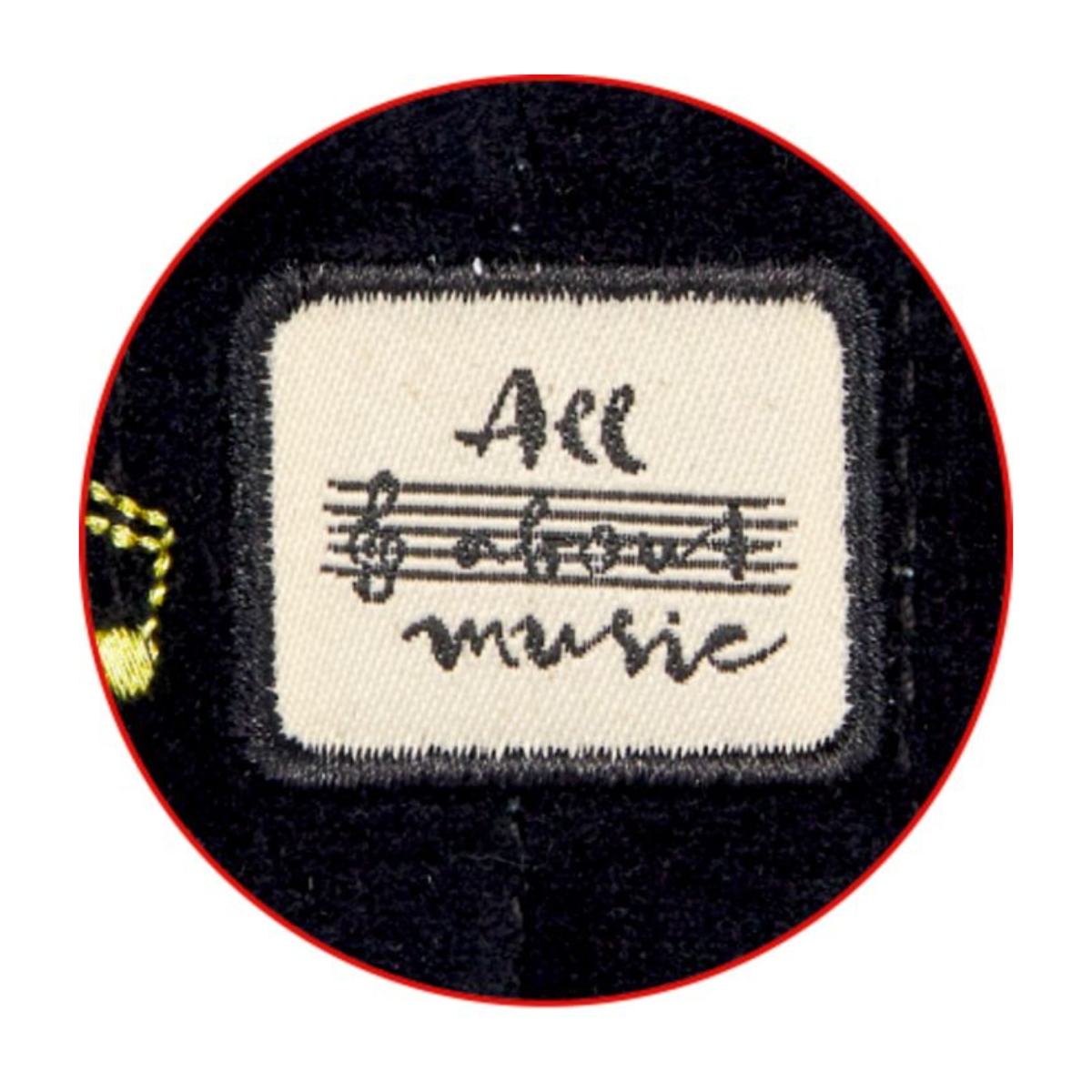 Estuche de tela All about music