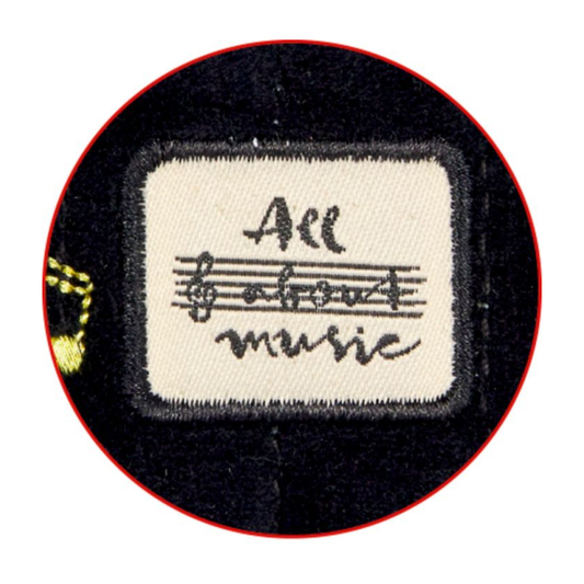 Estuche de tela All about music