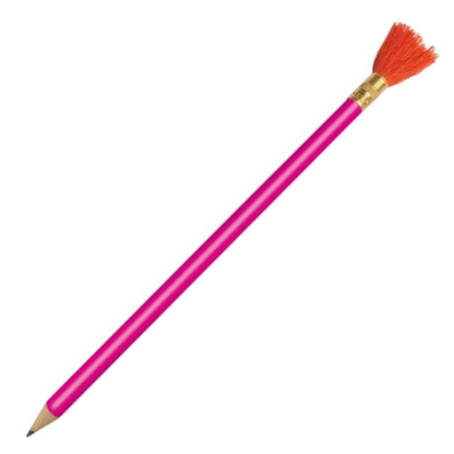 Lápiz grafito con pompom