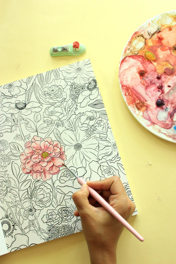 Libro para colorear Florapia