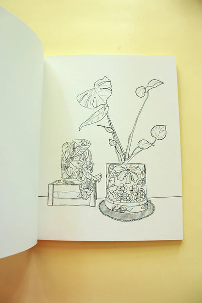 Libro para colorear Florapia