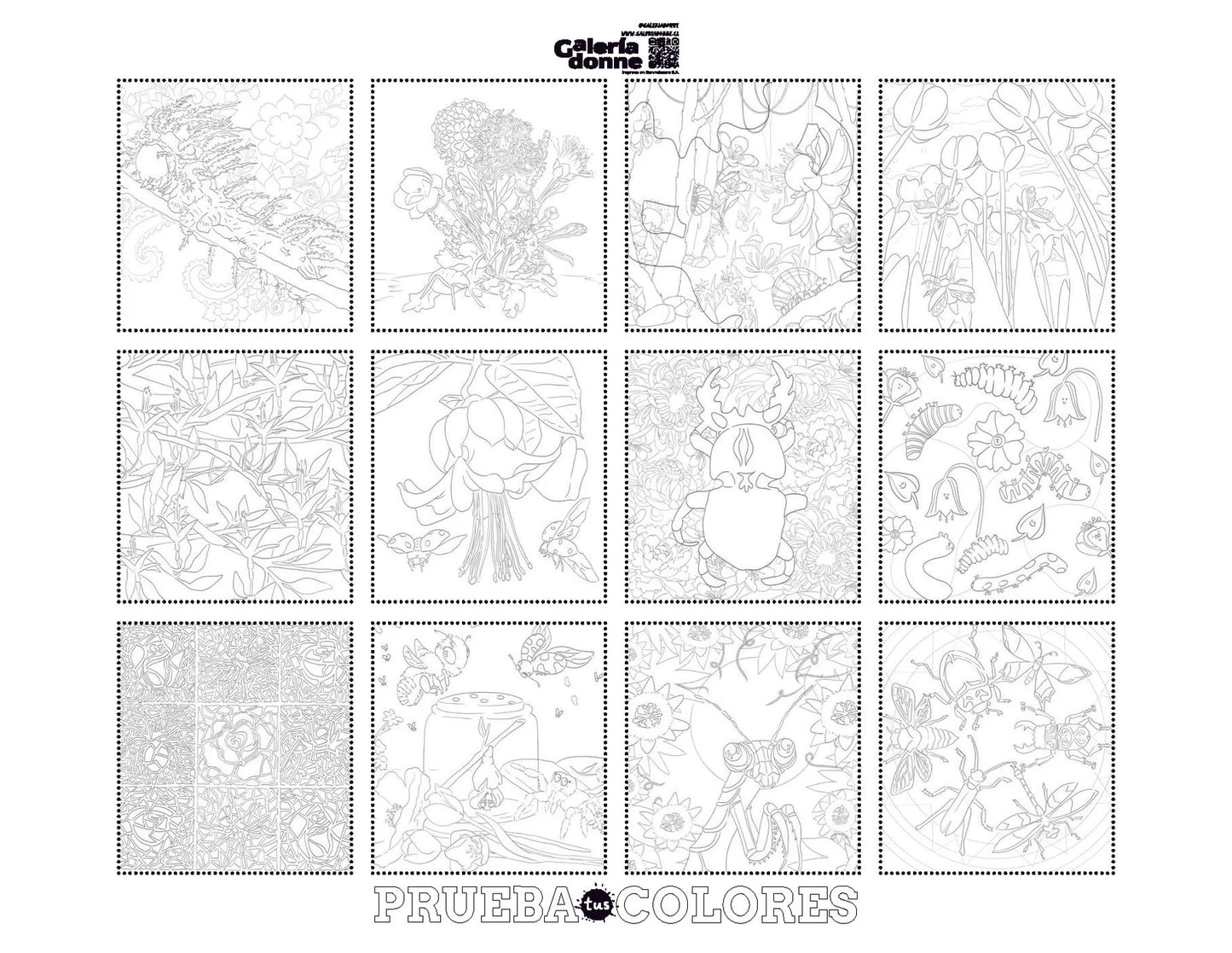 Libro para colorear  Florum