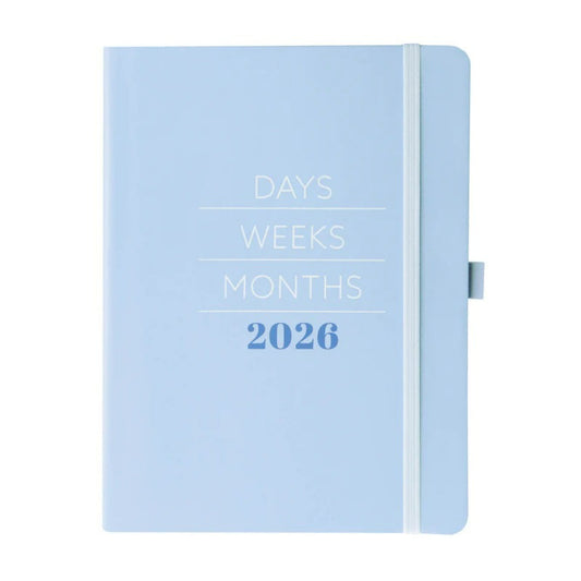 Agenda 2026 Blue Modern 18 Meses