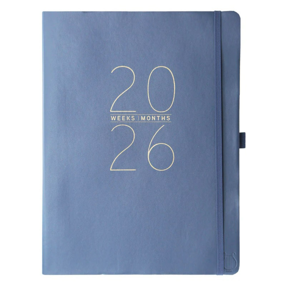 Agenda 2026 Apollo Azul A4 18 Meses