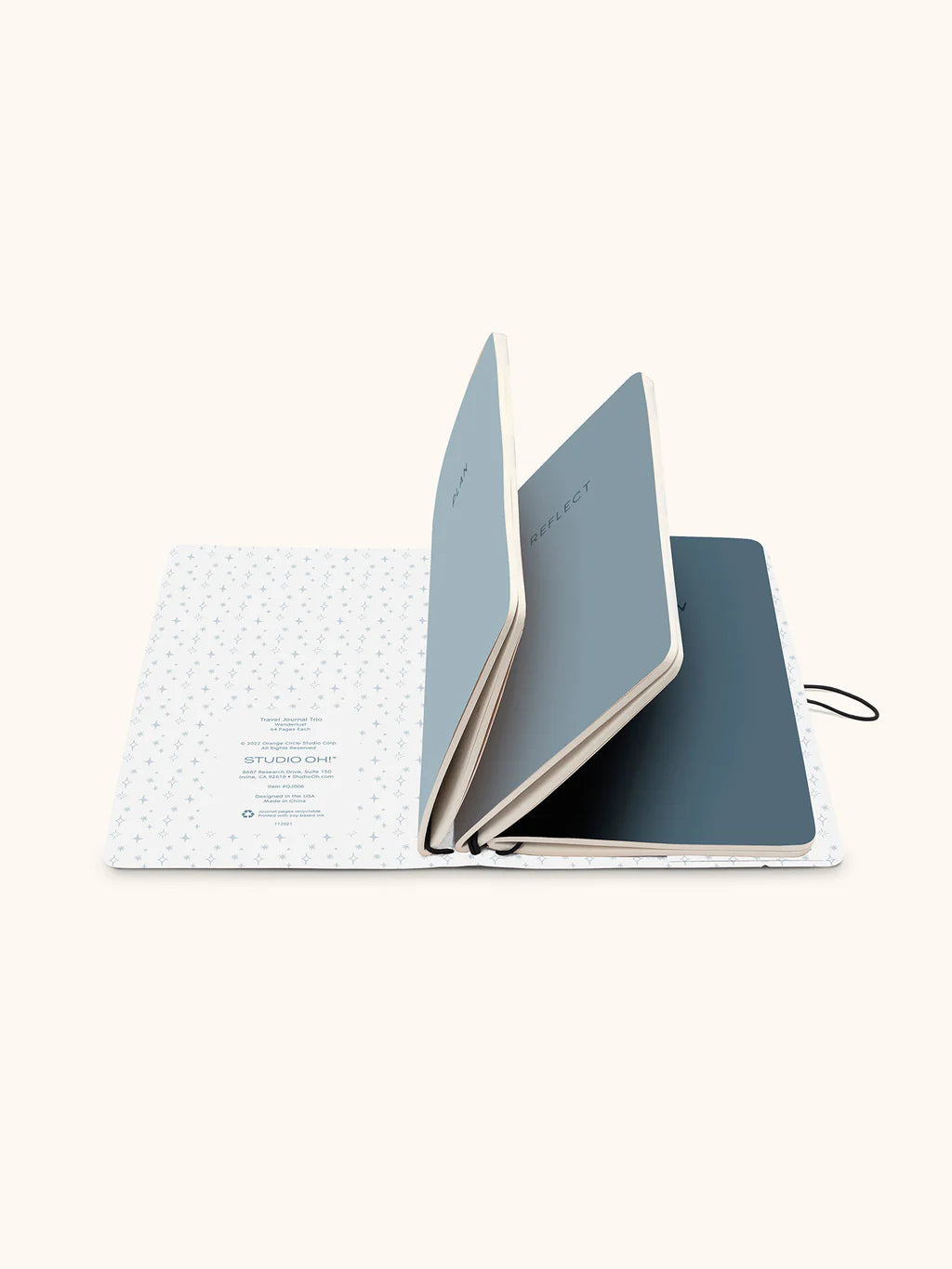 Trío de diarios de viaje Wanderlust