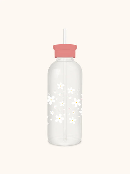 Botella de Vidrio con Bombilla - Get Ready for the Weekend