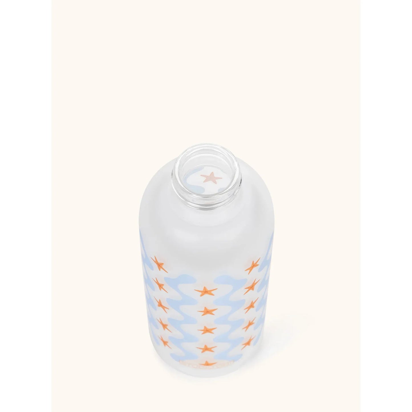 Botella de Vidrio con Bombilla Riding the Waves