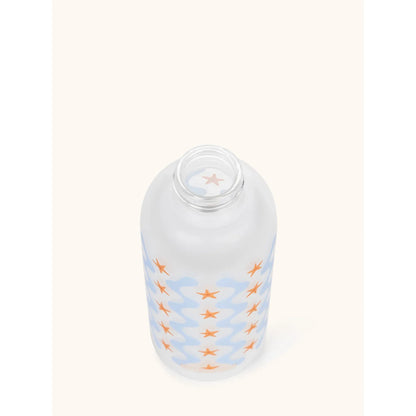 Botella de Vidrio con Bombilla Riding the Waves