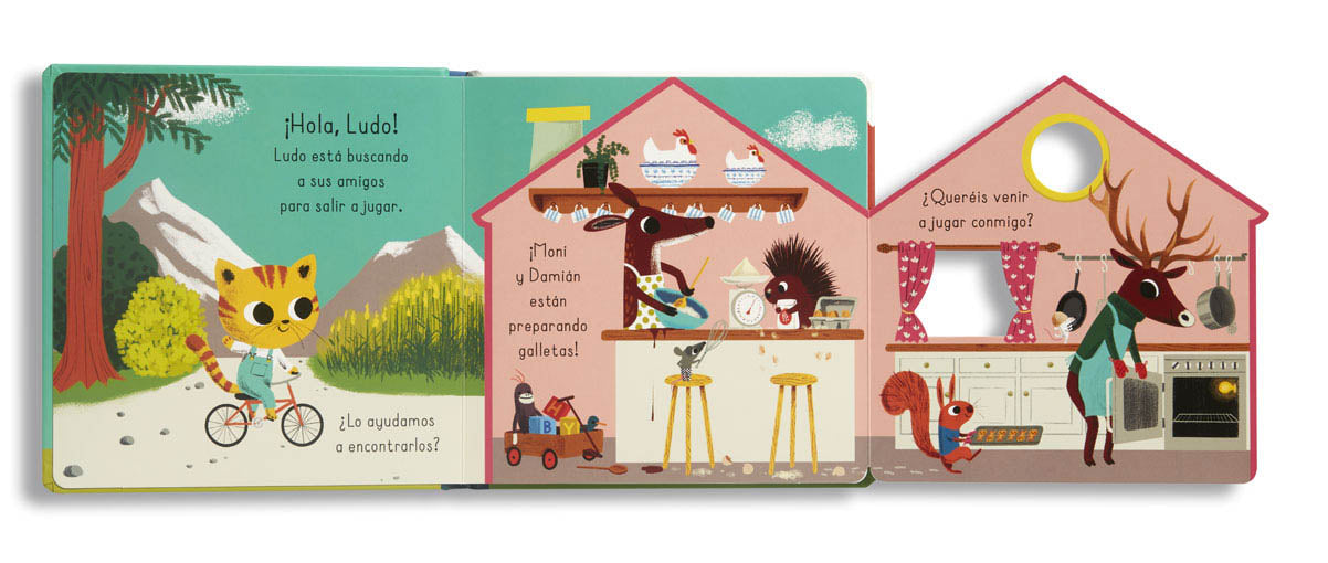 Libro con Solapas - Hola, casa