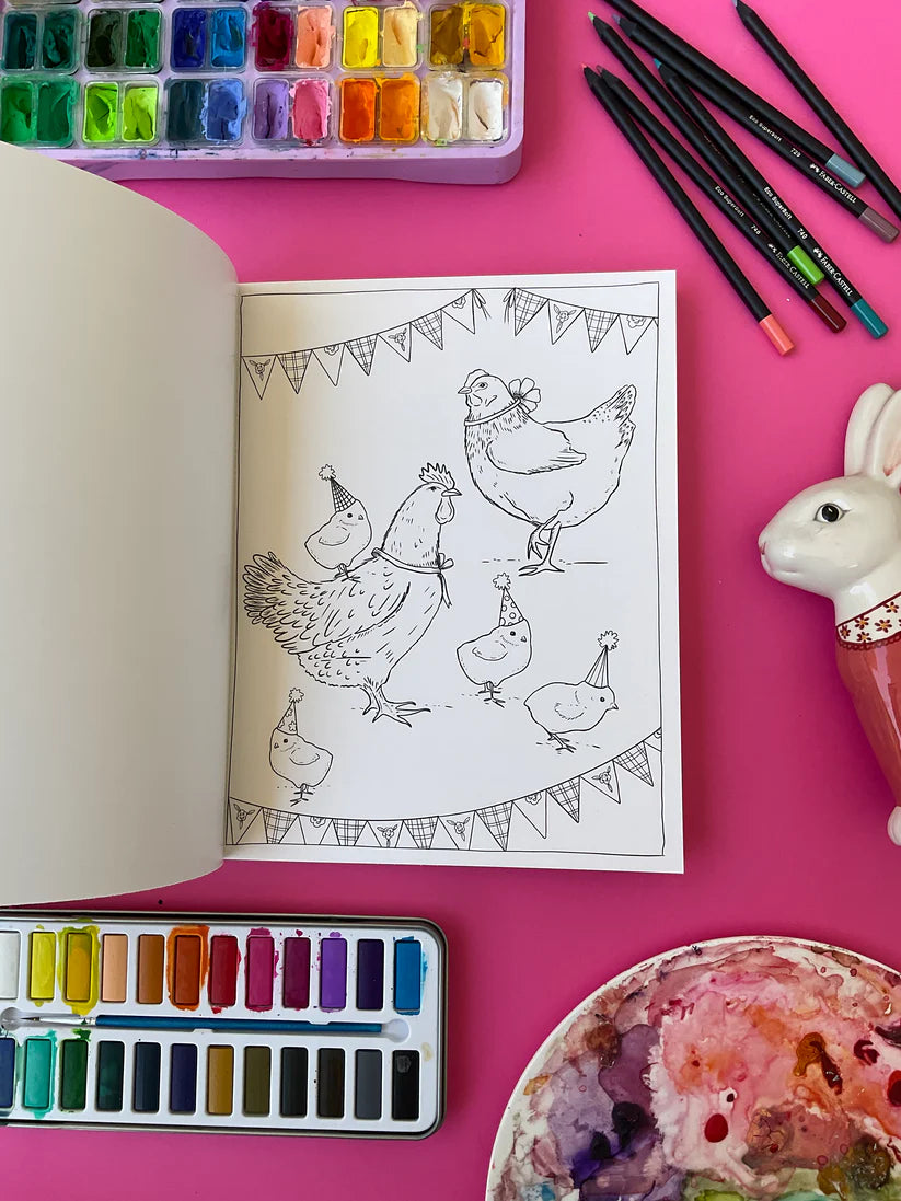 Libro para colorear Fiestanimal