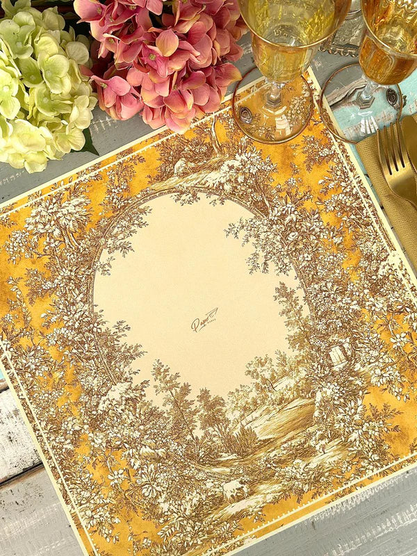 Individual de papel Toile Toscana