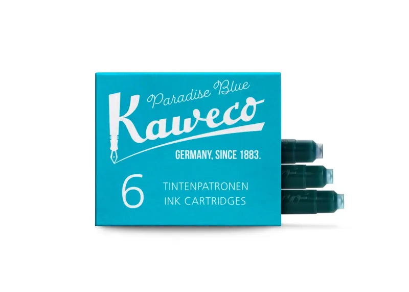 Cartuchos de tinta Kaweco Paradise Blue