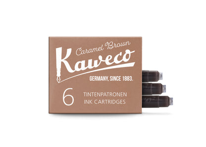 Cartuchos de tinta Kaweco marrón caramelo