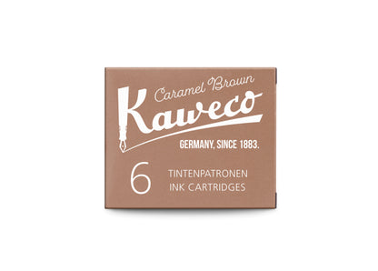 Cartuchos de tinta Kaweco marrón caramelo