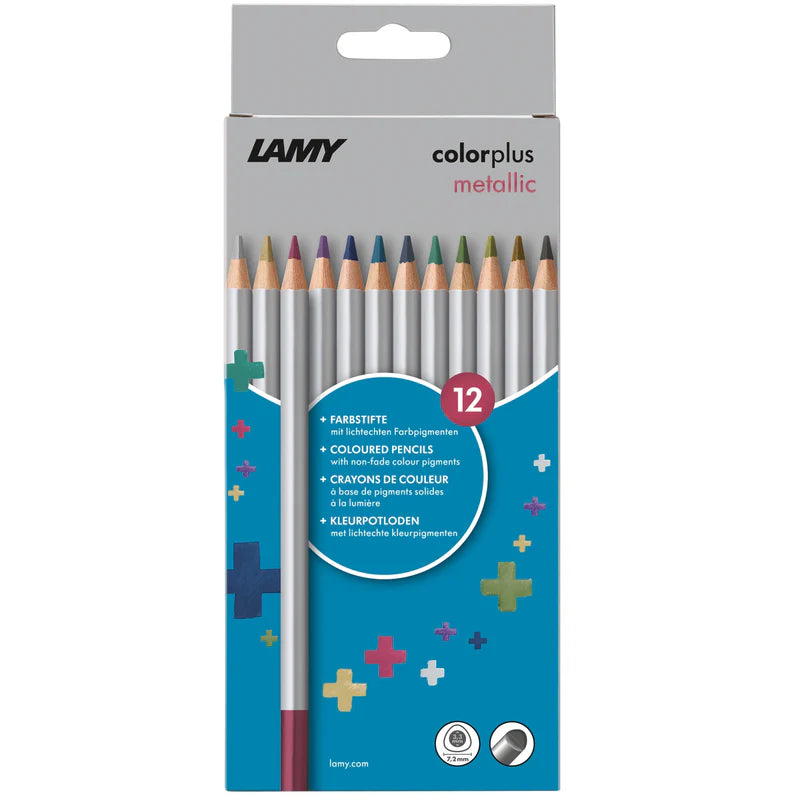 Set de  Lápices de colores metálicos ColorPlus