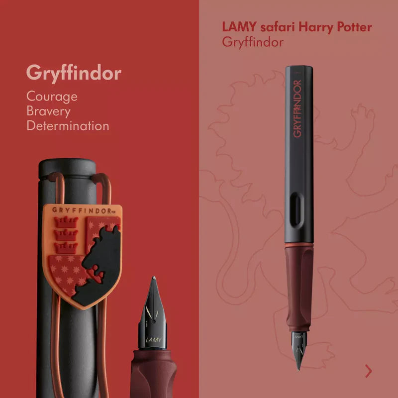 Pluma estilográfica Lamy Safari Harry Potter Gryffindor