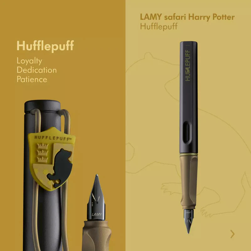 Pluma estilográfica  Safari Harry Potter Hufflepuff F