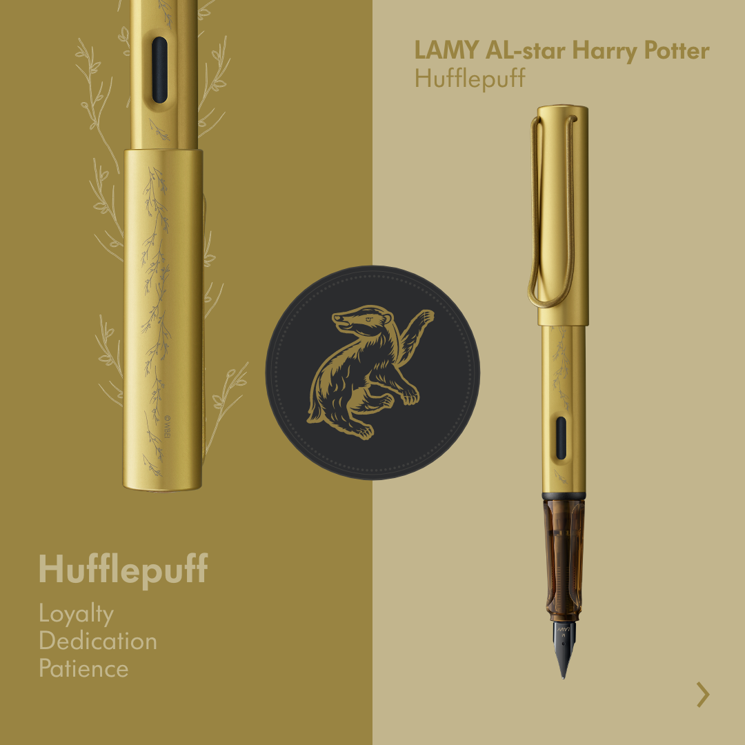 Pluma Al Star Hufflepuff F Harry Potter