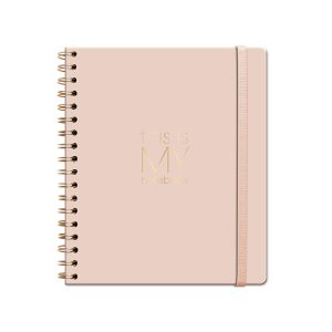 Cuaderno grande Ecocuero negro My Notebook