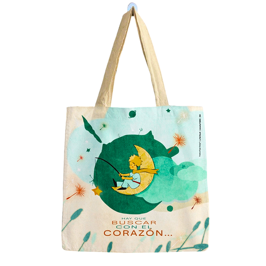 Bolsa Algodón Grande – Principito pescando