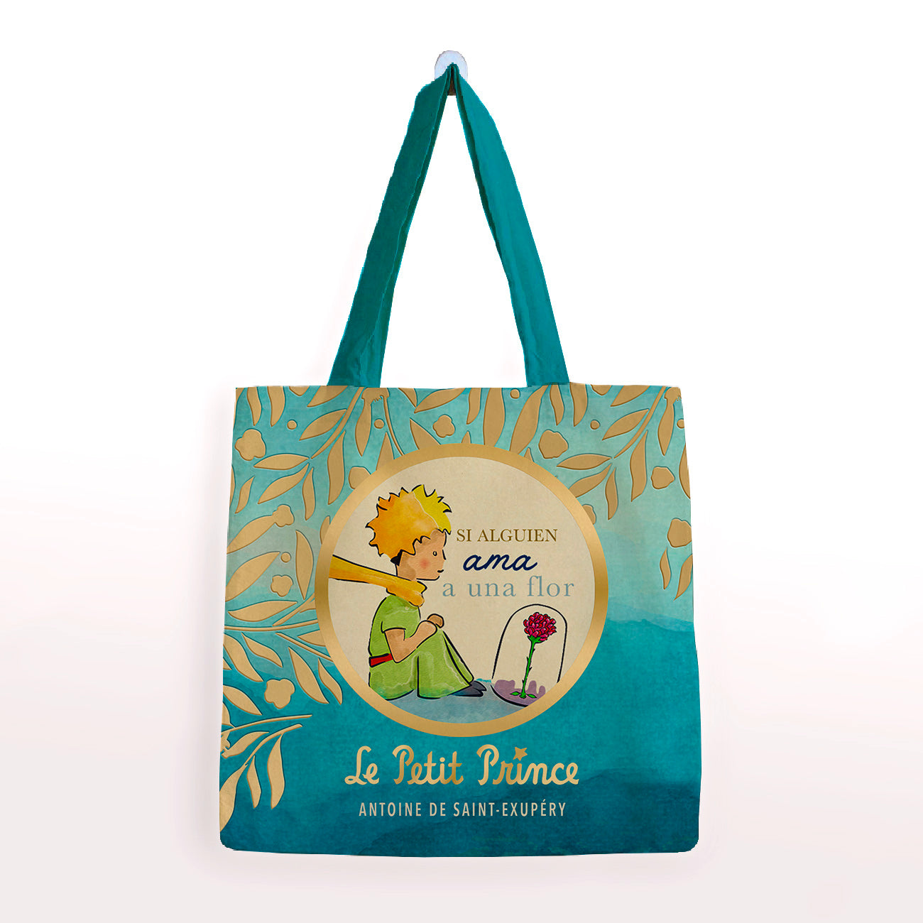 Bolsa Algodón pequeña – El Principito Ama una flor