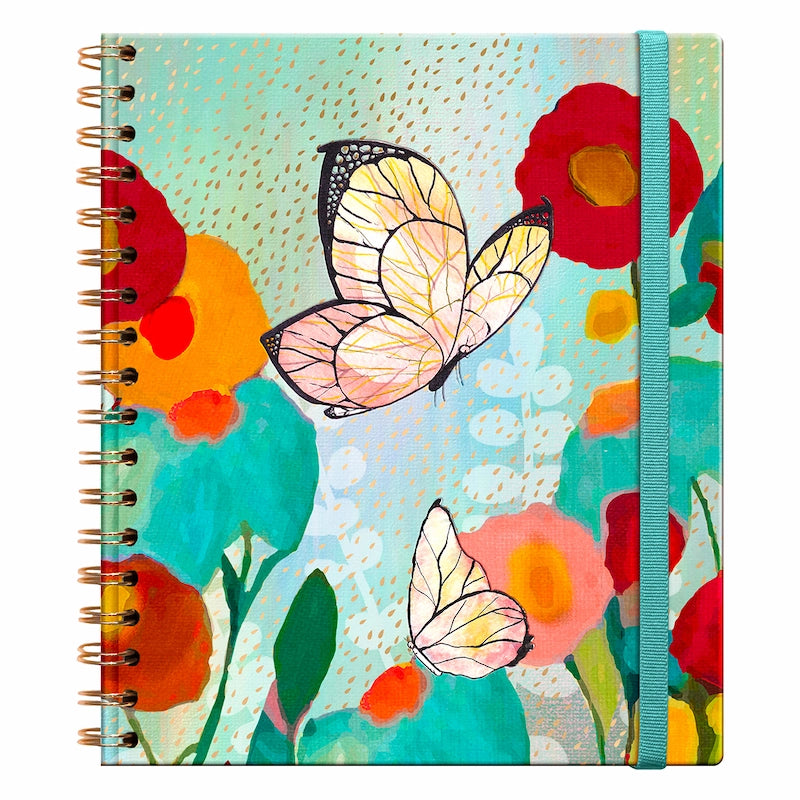 Cuaderno Tapa Dura con Espiral Butterfly
