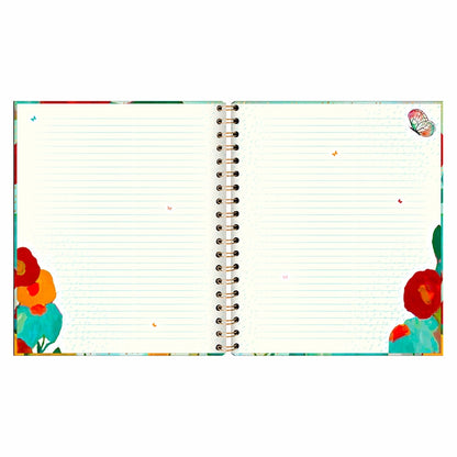 Cuaderno Tapa Dura con Espiral Butterfly