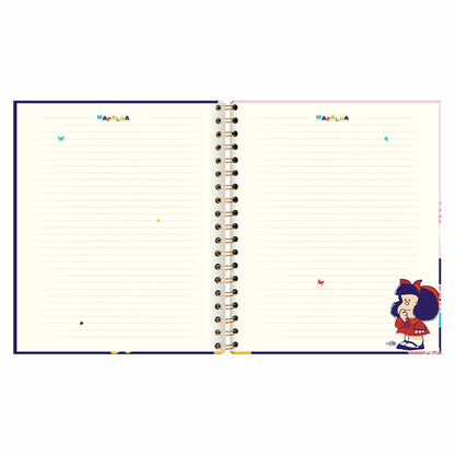 Libreta Tapa Dura con espiral Mafalda - Ser uno mismo