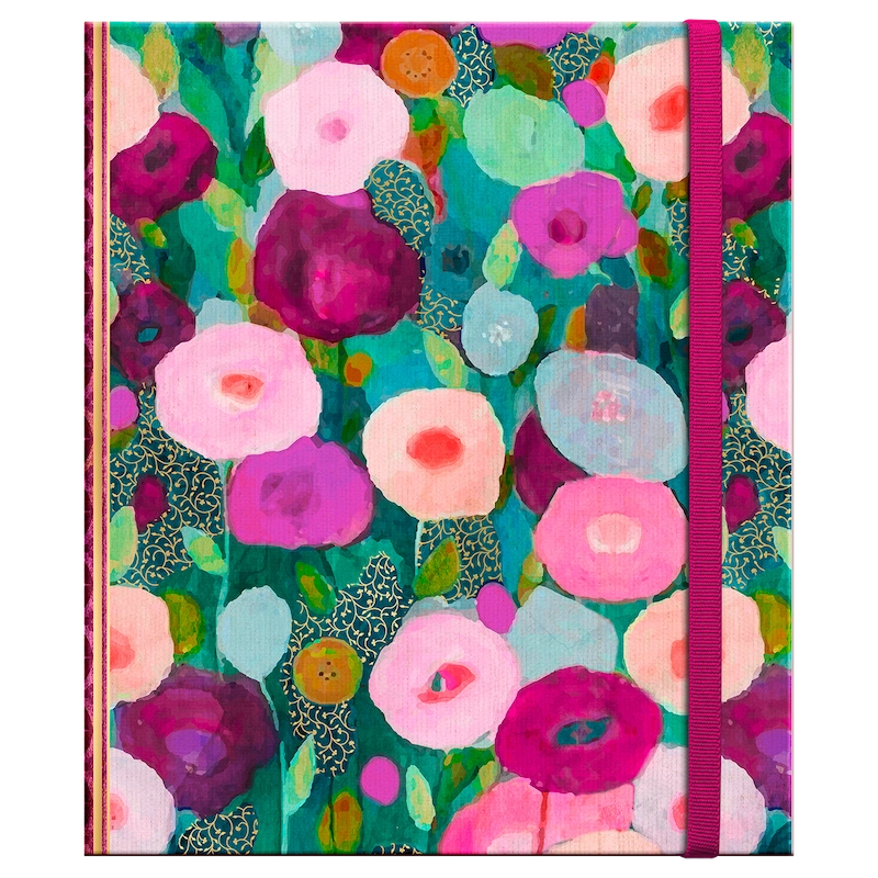 Libreta mediana Tapa Dura Floral