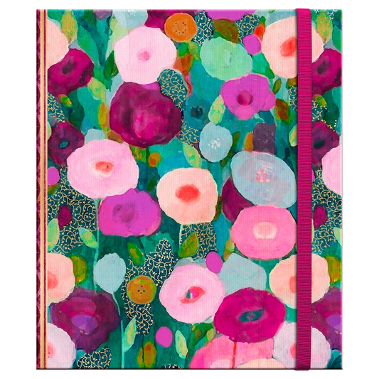 Libreta mediana Tapa Dura Floral