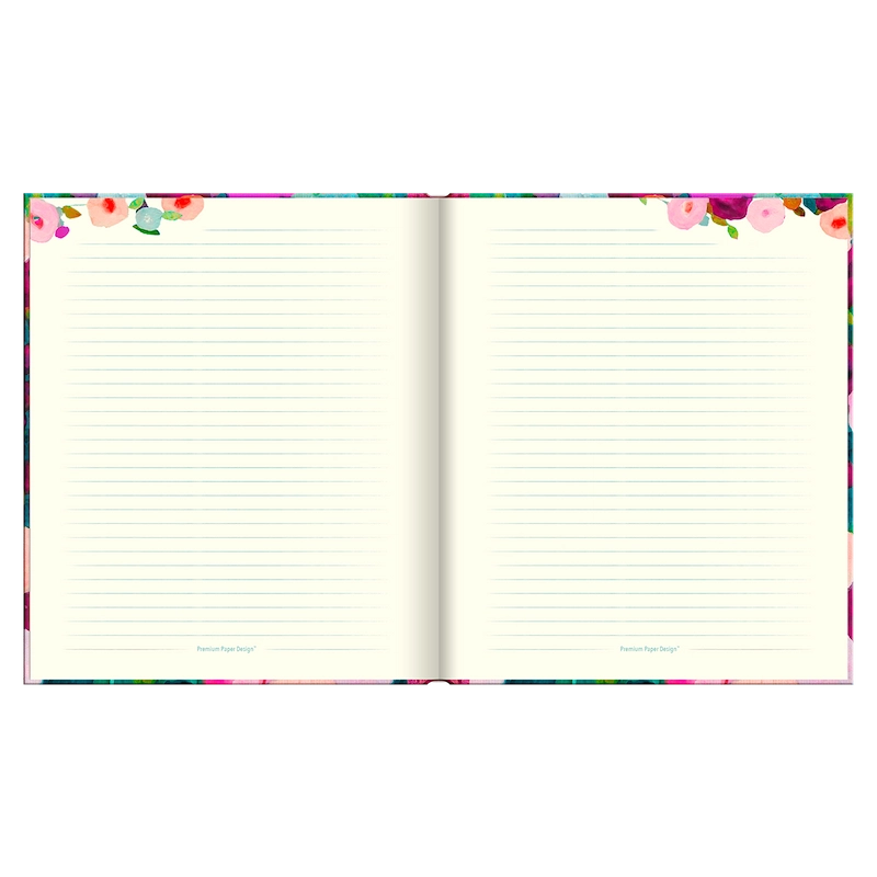 Libreta mediana Tapa Dura Floral