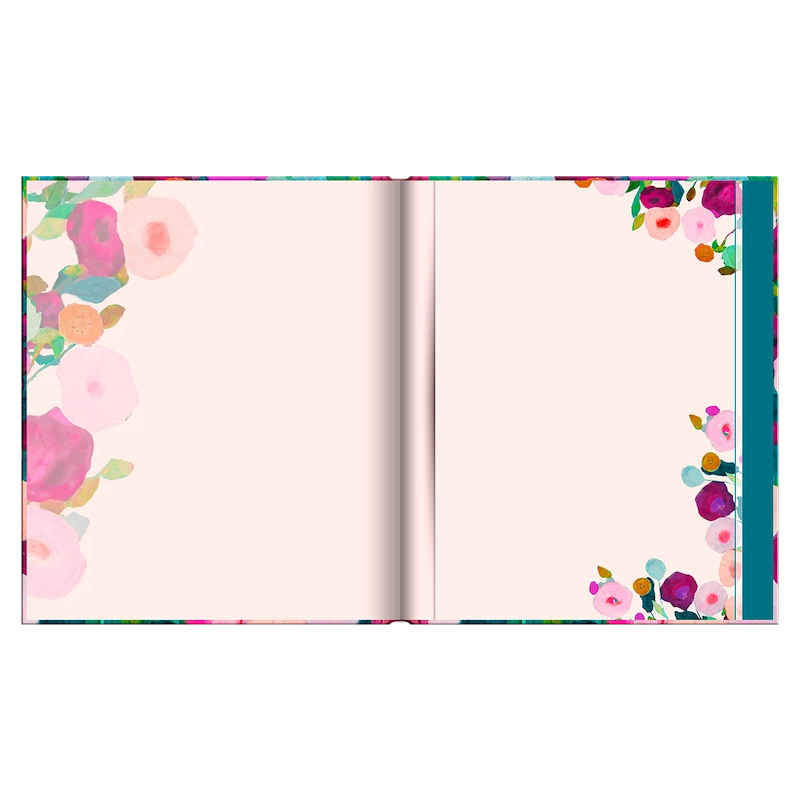 Libreta mediana Tapa Dura Floral