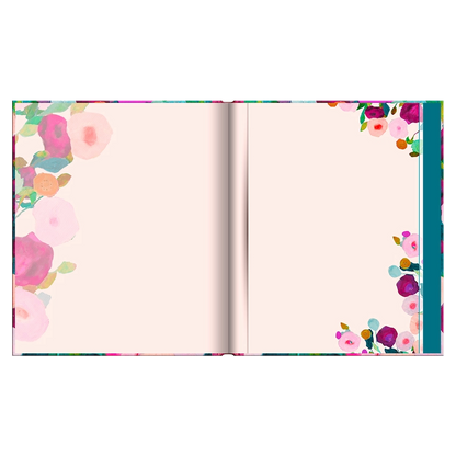 Libreta mediana Tapa Dura Floral