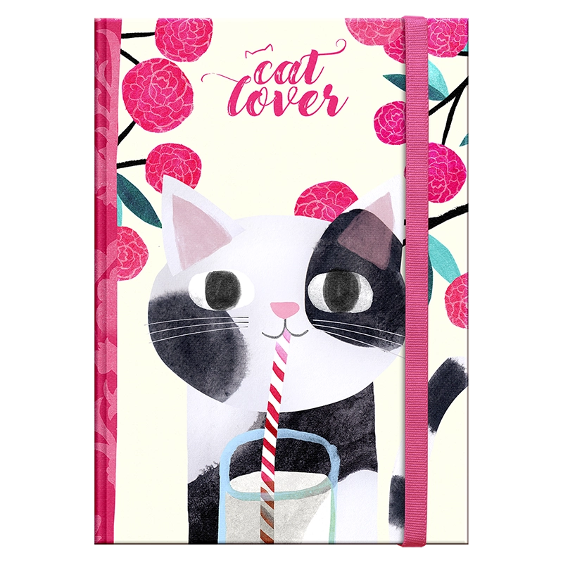Libreta tapa dura Cat lover