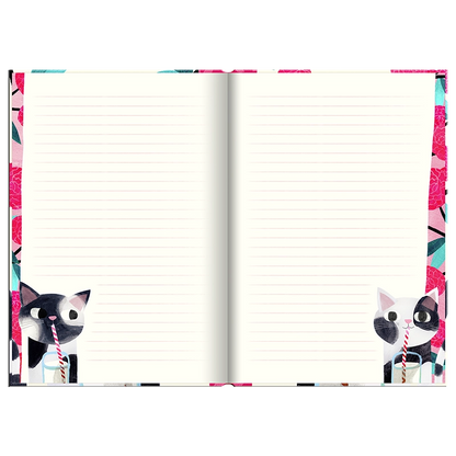 Libreta tapa dura Cat lover