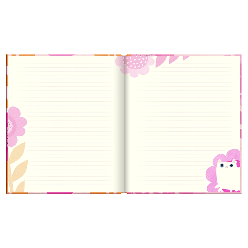Libreta Tapa dura Planet cat