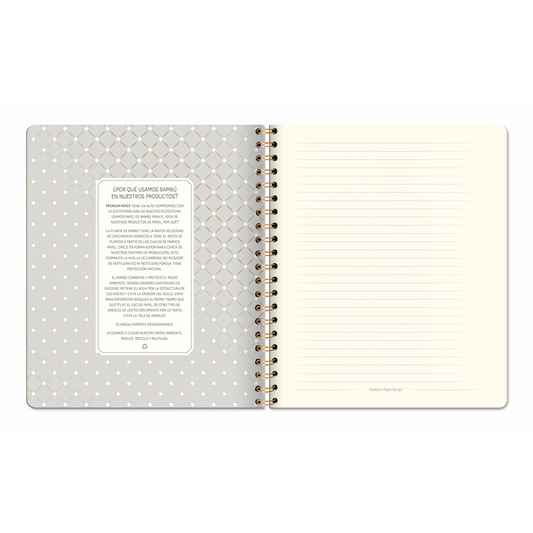 Cuaderno Ecocuero Lino Rojo